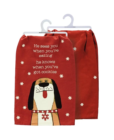 Primitives by Kathy He Knows When You've Got Cookies Kitchen Towel Set