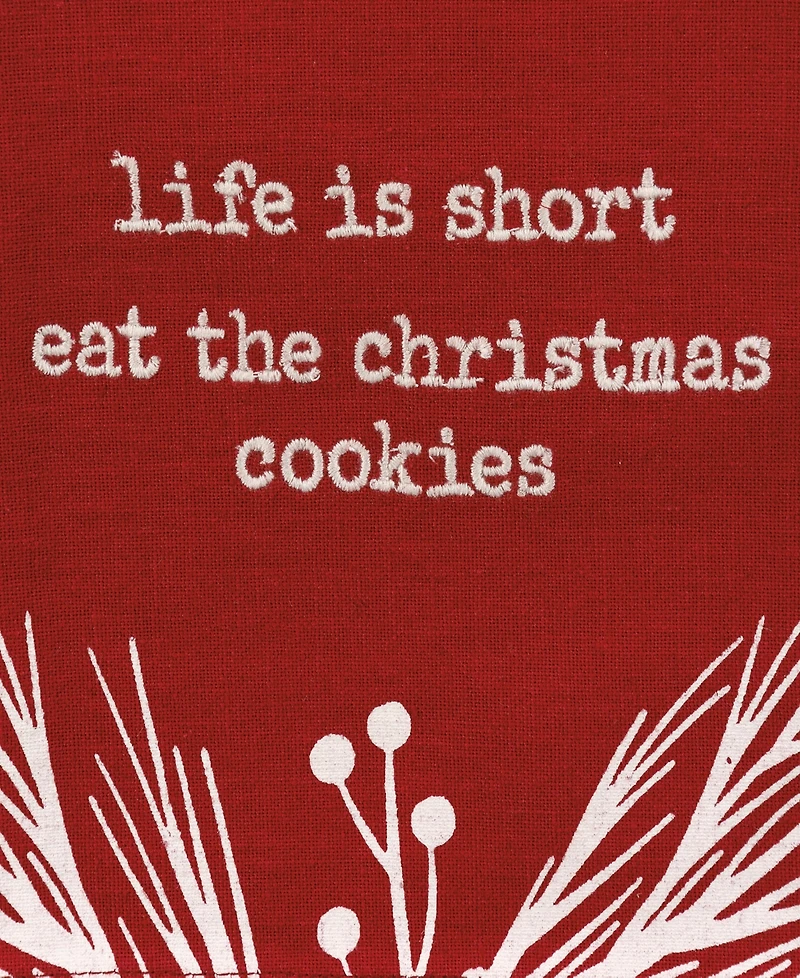 Primitives by Kathy Life Is Short Eat the Cookies Kitchen Towel