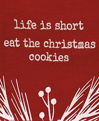 Primitives by Kathy Life Is Short Eat the Cookies Kitchen Towel