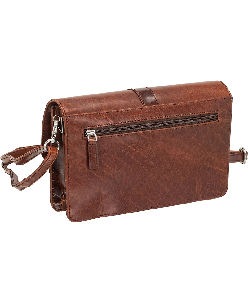 Mancini Men's Buffalo Front Organizer Bag
