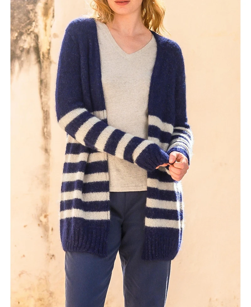 Celtic & Co. Women's Longline Edge To Cardigan