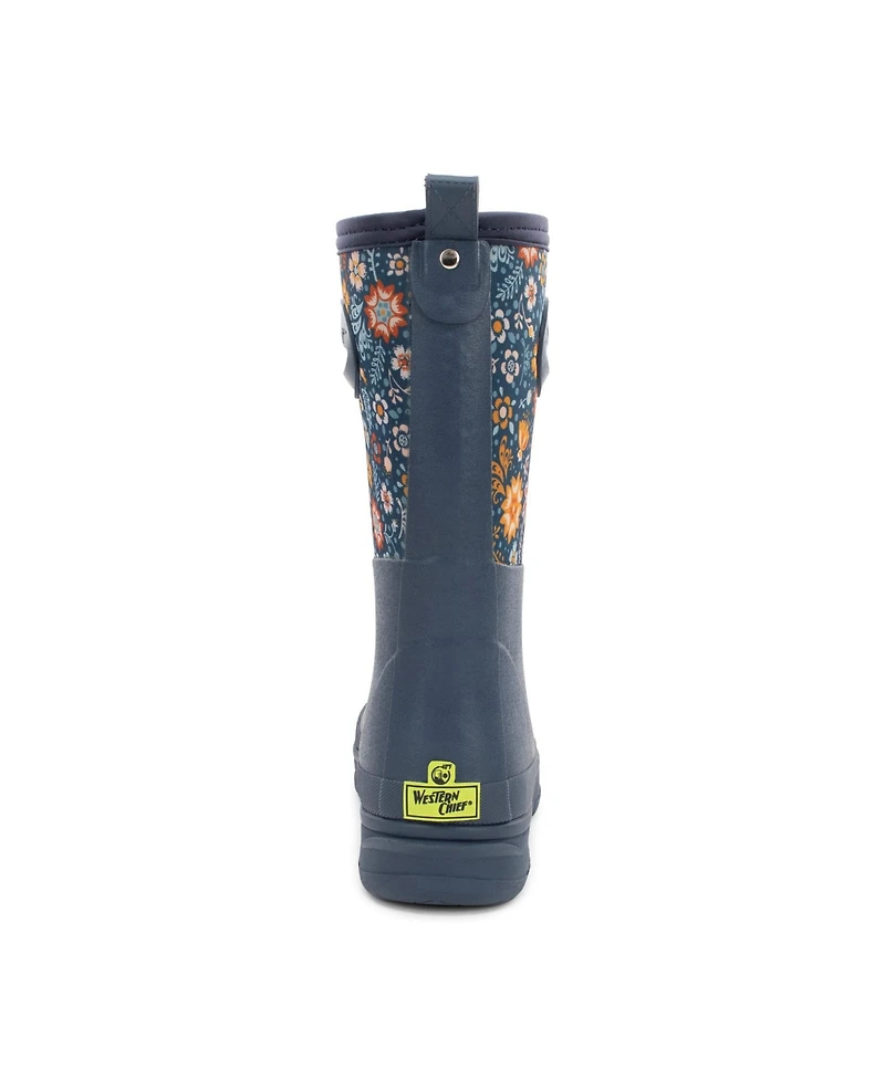 Western Chief Womens Garden Play Faux Fur Neoprene Mid Cold Weather Boot