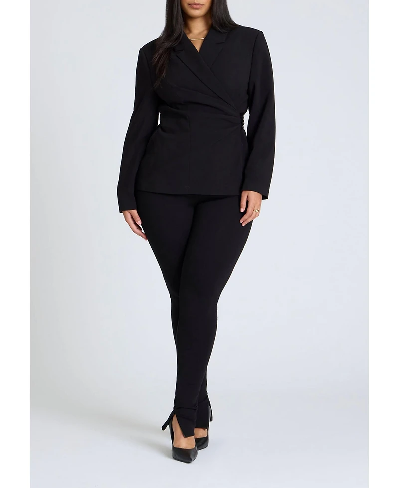 Eloquii Women's Wrap Blazer