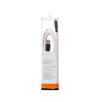 Ventev Flat Usb A to Apple Lightning High Speed Tangle-Free Foot Cable-Gray