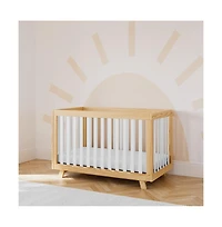 Storkcraft Beckett 3-in-1 Convertible Crib (Natural with White)