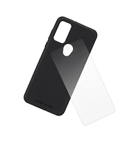 Case-Mate Protection Pack Tough Case and Glass Screen Protector for Motorola Moto G Play (2023)-Black
