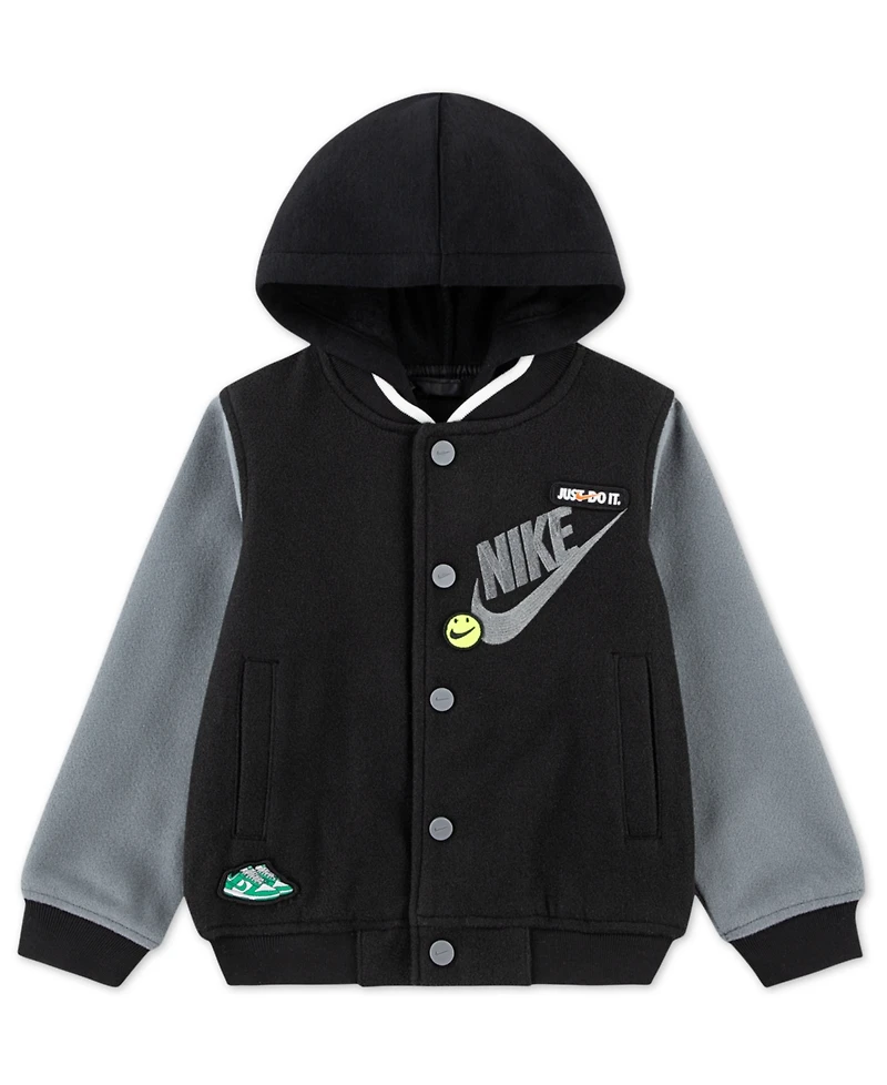Nike Toddler Boys Hooded Varsity Jacket