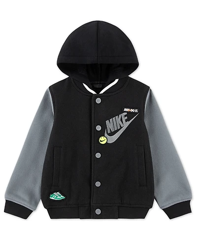 Nike Toddler Boys Hooded Varsity Jacket