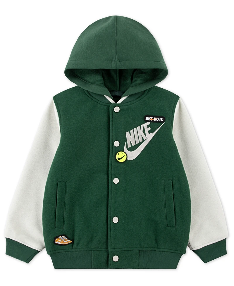 Nike Toddler Boys Hooded Varsity Jacket