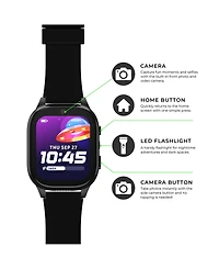 Playzoom 4 Kids Leather Silicone Strap Smartwatch