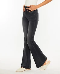Kancan Women's Ultra High Rise Flare Jeans
