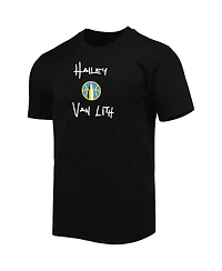 Round21 Men's and Women's Hailey Van Lith Black Chicago Sky Name Number T-Shirt