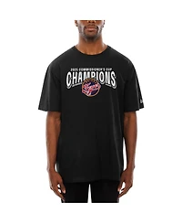 New Era Men's and Women's Black Indiana Fever 2025 Wnba Commissioner's Cup Champions T-Shirt