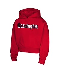 Outerstuff Big Girls Red Washington Mystics Top Closer Fashion Pullover Hoodie