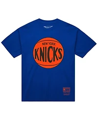 Mitchell & Ness Men's and Women's New York Knicks Hardwood Classics Mvp Logo T-Shirt