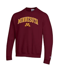Champion Men's Maroon Minnesota Golden Gophers Arch Over Logo Pullover Sweatshirt