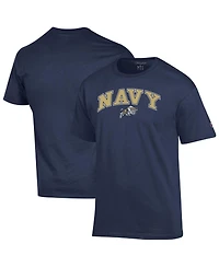 Champion Men's Navy Midshipmen Arched Logo T-Shirt