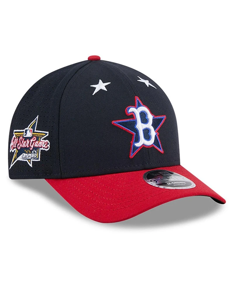 New Era Men's Navy/Red Boston Red Sox 2025 Mlb All-Star Game Workout 9FORTY M-Crown Adjustable Hat