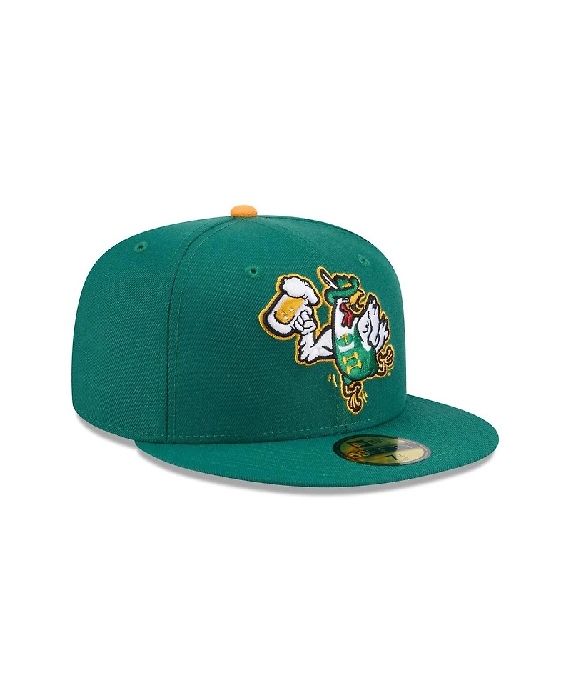 New Era Men's Green Tulsa Drillers Theme Nights 59FIFTY Fitted Hat