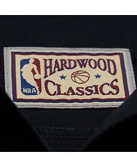 Mitchell & Ness Men's Black New York Knicks Hardwood Classics Camp Shirt
