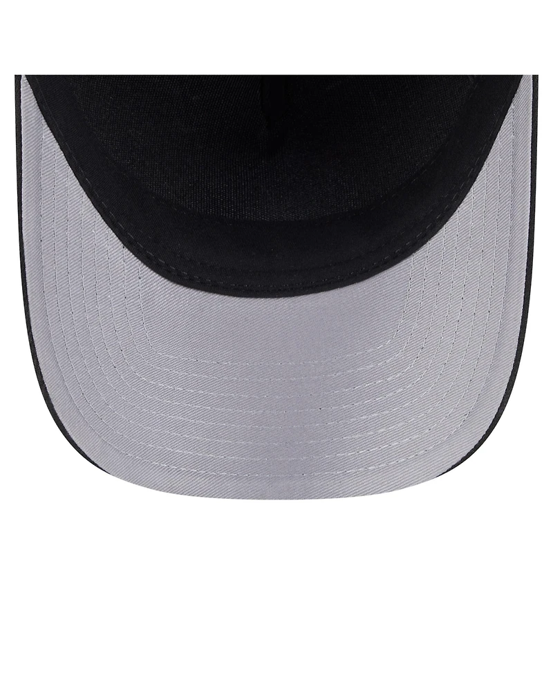 New Era Men's Black Miami Marlins 9FORTY M-Crown Adjustable Hat