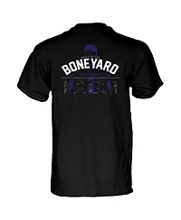 Blue 84 Men's and Women's Black Ecu Pirates Night of the Boneyard T-Shirt