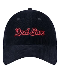 New Era Women's Navy Boston Red Sox Corduroy 9TWENTY Adjustable Hat