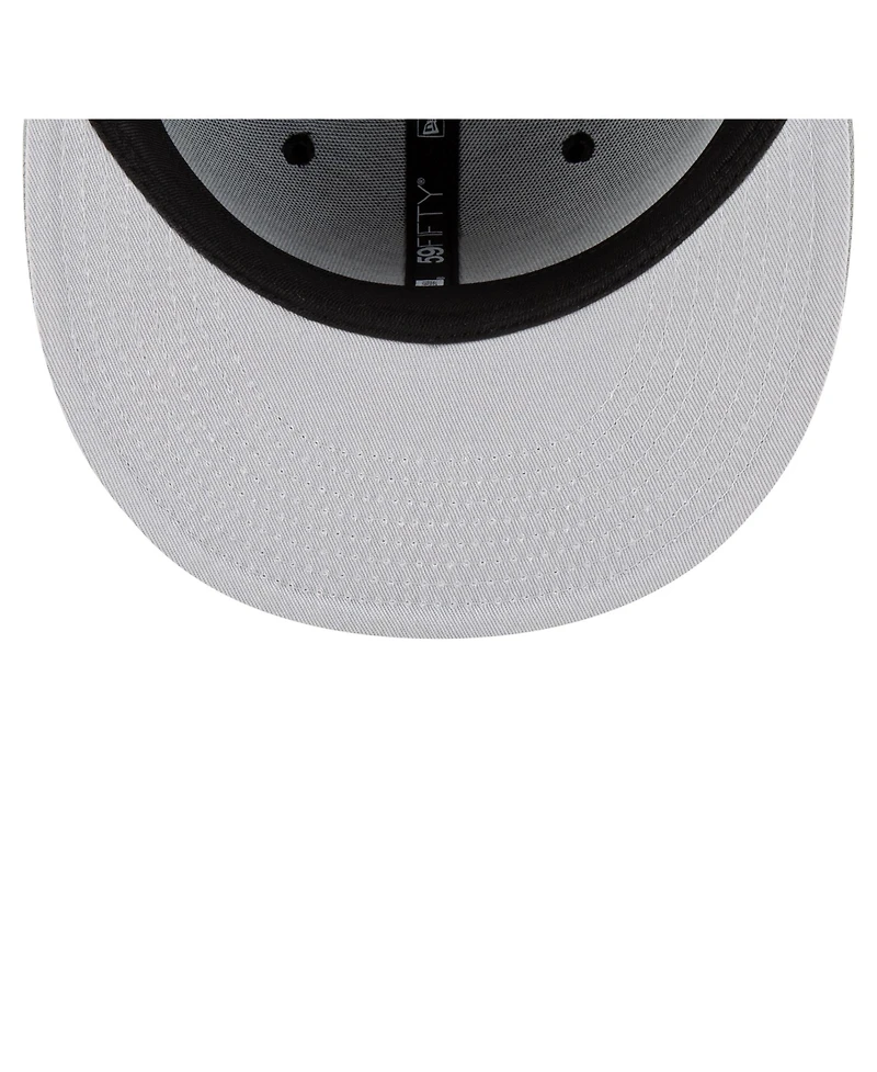 New Era Men's Black/White Brooklyn Nets 2-Tone 59FIFTY Fitted Hat