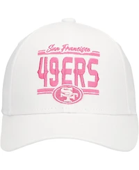 Outerstuff Big Girls San Francisco 49ers All White Structured Adjustable Hat