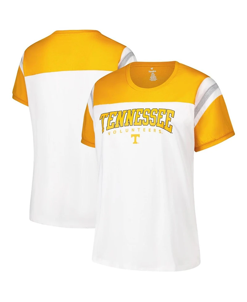 Fanatics Women's White Tennessee Volunteers Plus Winning Gear T-Shirt