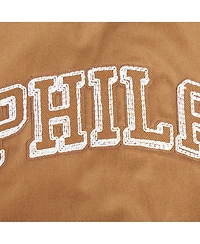 Pro Standard Men's Brown Philadelphia 76ers Paint The City Full-Zip Jacket