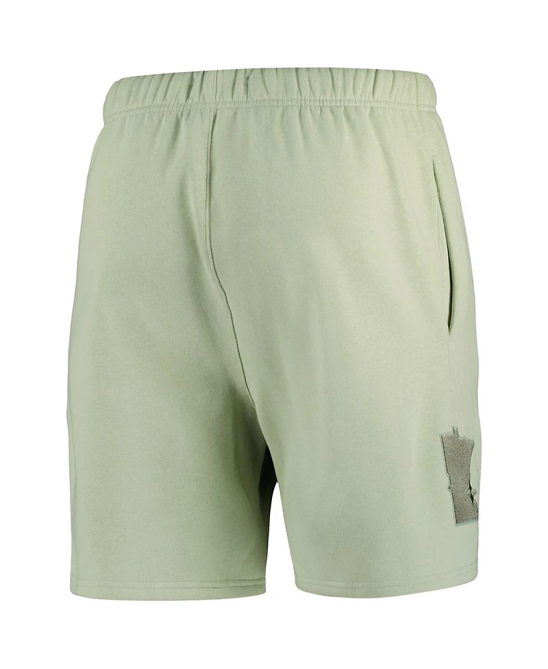 Pro Standard Men's Green Minnesota Twins Neutral Fleece Shorts