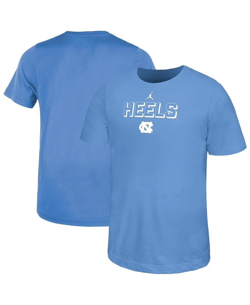 Jordan Big Boys and Girls Carolina Blue North Carolina Tar Heels Legend Performance T-Shirt