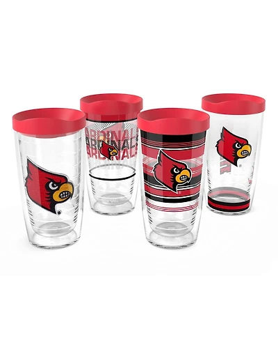 Tervis Louisville Cardinals Four-Pack 16oz. Classic Tumbler Set