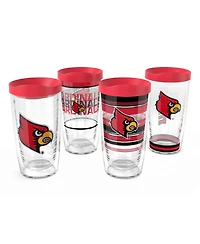 Tervis Louisville Cardinals Four-Pack 16oz. Classic Tumbler Set