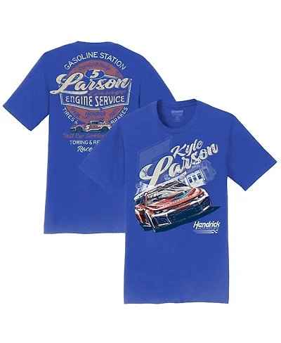 Hendrick Motorsports Team Collection Men's Royal Kyle Larson Valvoline Car T-Shirt