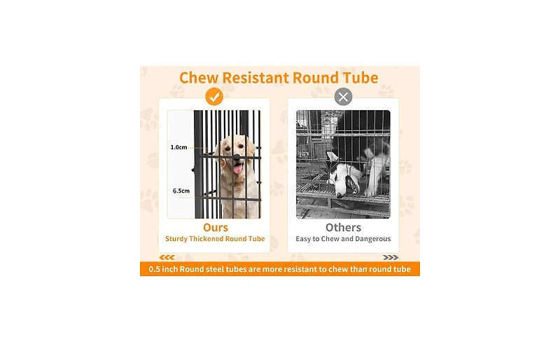 Bingopaw Furniture Style Dog Crate Side Table Indoor Cage