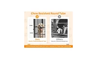 Bingopaw Furniture Style Dog Crate Side Table Indoor Cage