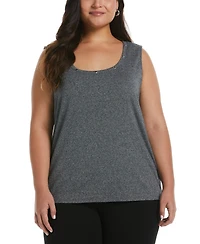 Rafaella Plus Crew Neck Tank Top