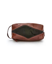 Perry Ellis Portfolio Men's Leather Travel Kit