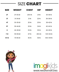 Gabby's Dollhouse Girls French Terry Sleeveless Romper