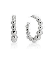 Ettika Bubble Ball Hoops Earrings