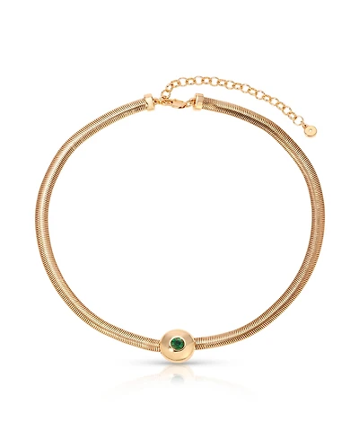 Ettika Emerald City 18K Gold Plate Necklace