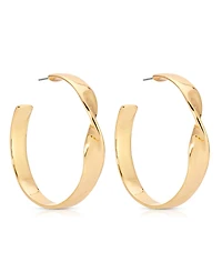 Ettika Heirloom Twist Medium Hoops Earrings
