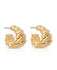 Ettika Twist of Fate Hoops Earrings
