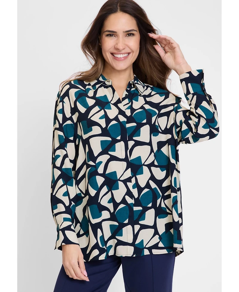 Olsen Women's Modern Graphic Shirt