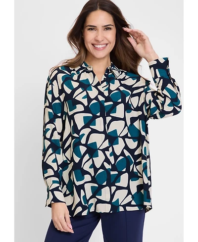 Olsen Women's Modern Graphic Shirt