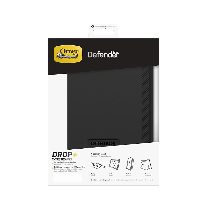 OtterBox Defender Case for Apple iPad 10.9 (2022)-Black