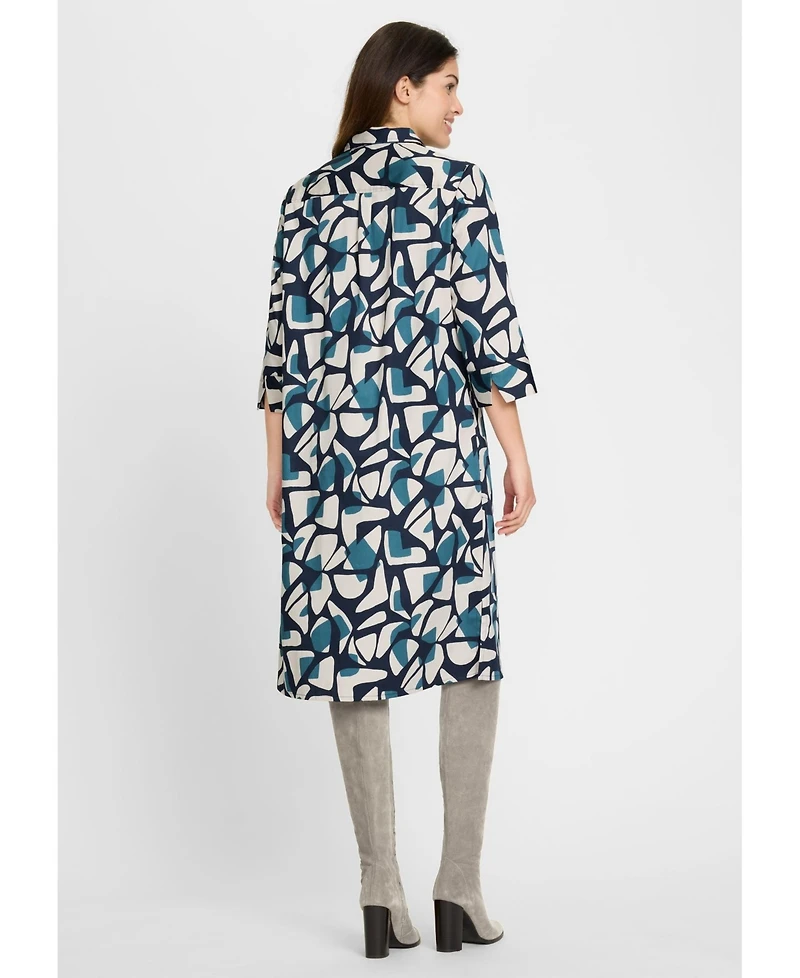 Olsen Women's Modern Graphic Shirt Dress