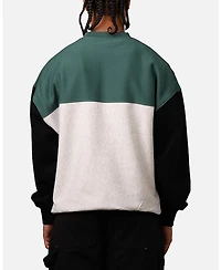 Carre Men's Floral Oversized Panel Crewneck